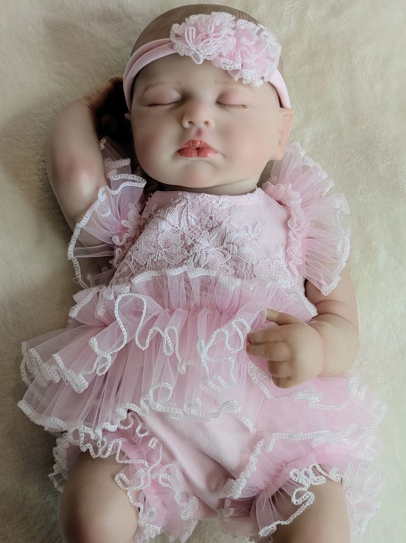 适合新生女孩拍摄第一张照片的可爱连身衣 - 婴儿饰品 - 其他材质 多色
