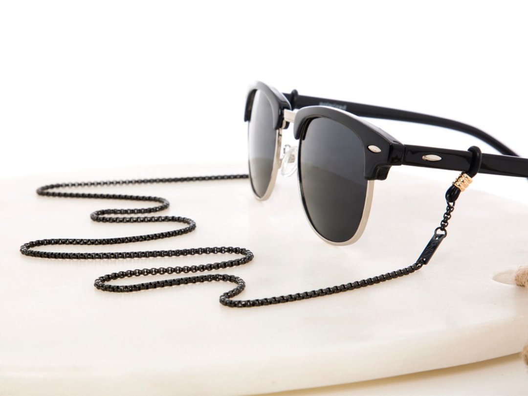 UNISEX Mister Black Medium Sunglasses Chain - Unisex Sunglasses Chain - 其他 - 其他材质 