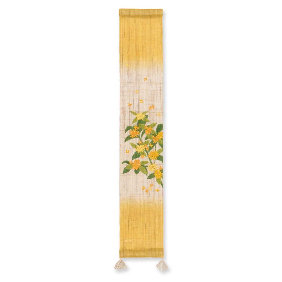 京都手绘豆亚麻吊饰-金木犀 - 摆饰 - 棉．麻 
