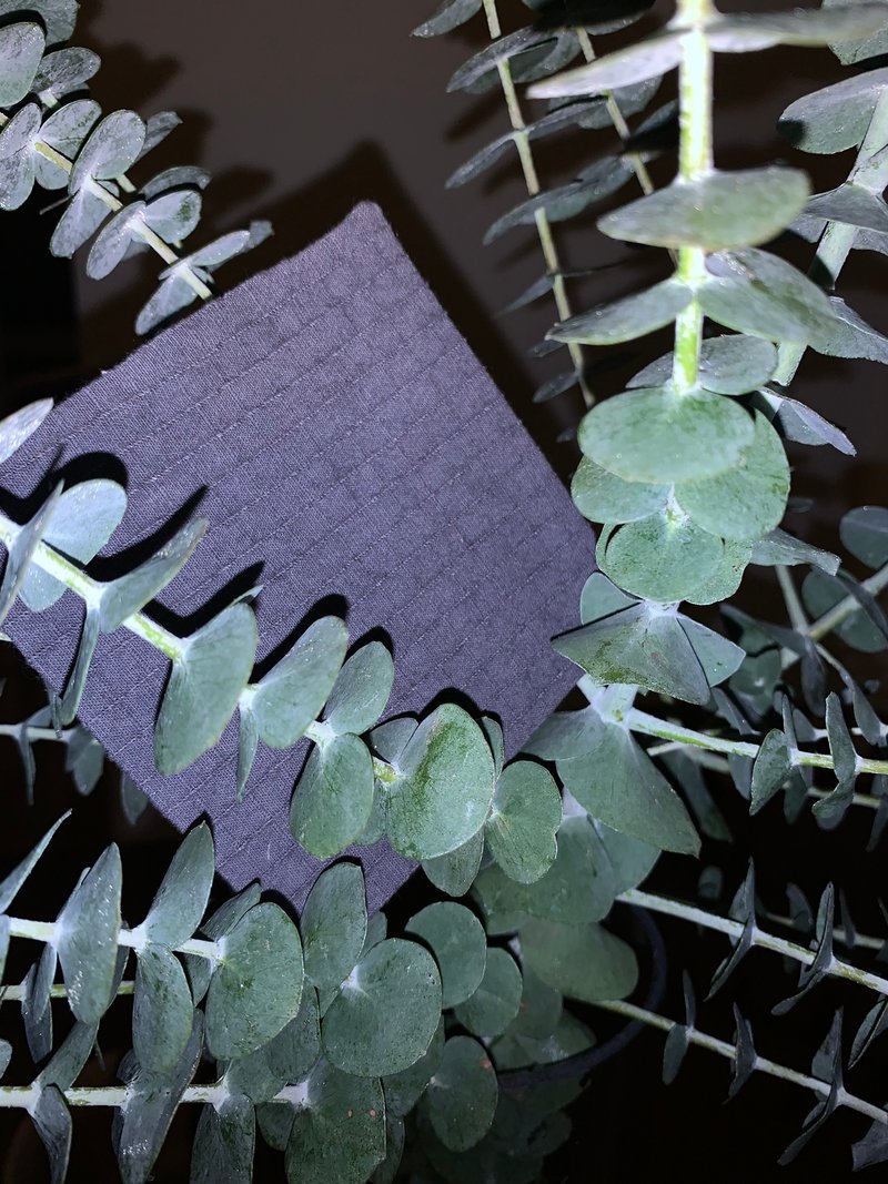 Hina.H植物铁媒染-杯垫*2+2 买一组送一组 - 杯垫 - 棉．麻 灰色