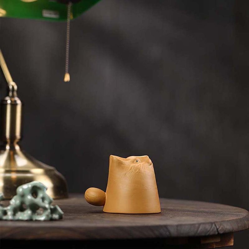 2023兔年茶杯创意功夫茶具主人杯紫砂杯生肖兔茶盏送礼物 - 茶具/茶杯 - 其他材质 