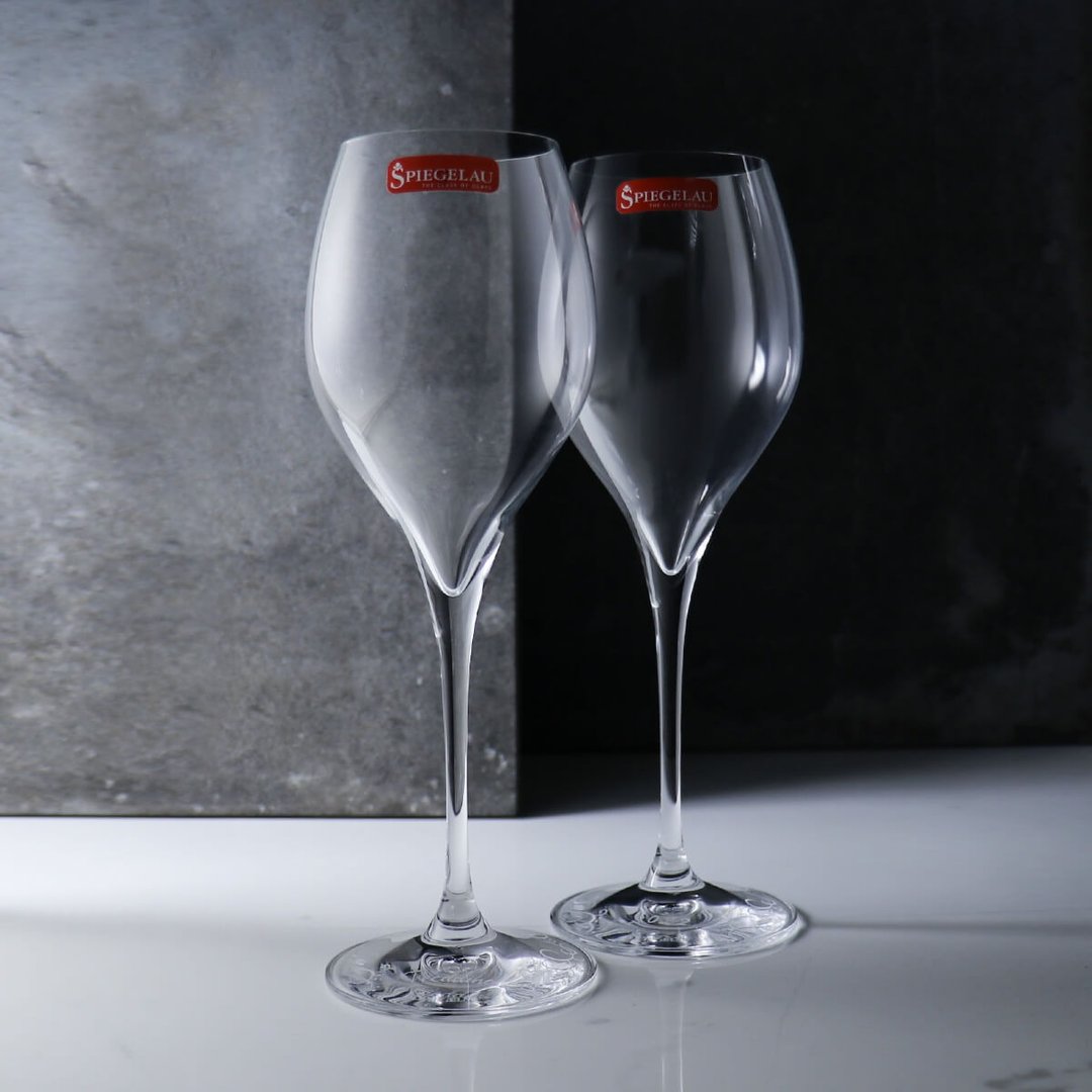 (一对价)650cc【SPIEGELAU婚礼】欧风雕花 德国Adina白金水晶对杯 - 酒杯/酒器 - 玻璃 透明