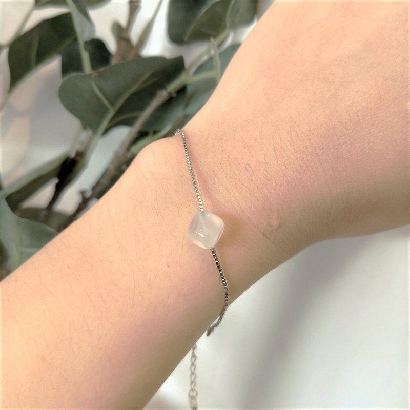 │清新│冰糖方方手链 • 纯银手链 - 手链/手环 - 纯银 