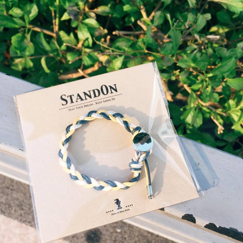 StandOn ▪ 防水经典系列手环 Basic Three Waterproof Bracelet x Pure Yellow - 手链/手环 - 防水材质 黄色