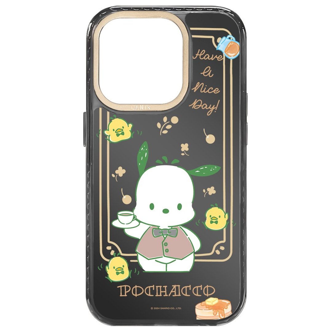 帕恰狗镜面阳光咖啡厅 磁吸透黑框 iPhone 16 15 14 13 Pro Max - 手机壳/手机套 - 环保材料 黑色