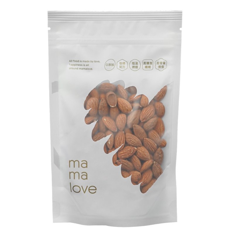 低温烘烤原味杏仁 - 坚果 - 新鲜食材 卡其色