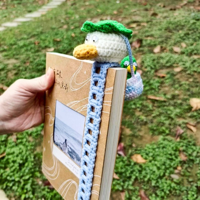 小黄瓜小偷 编织书签 搞怪书签 文具周边 生日礼物 搞怪礼物 文创 - 笔记本/手帐 - 棉．麻 白色