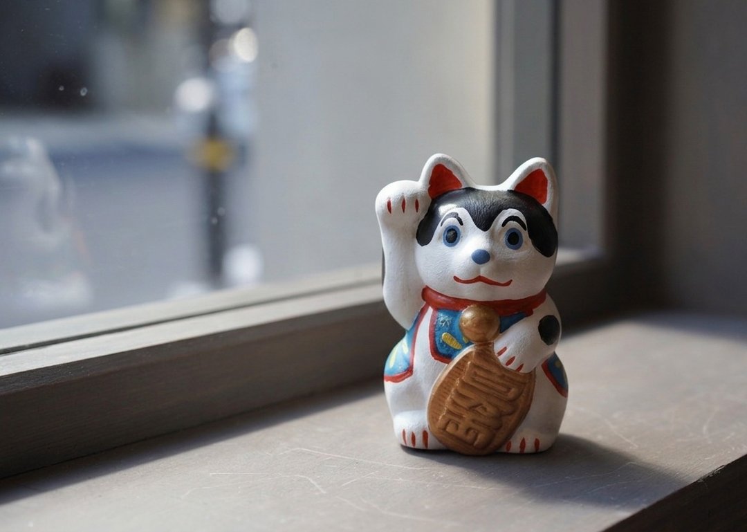 AHMLIFE 招财猫 开运 彩绘石膏摆件 原作限量商品 - 摆饰 - 其他材质 多色