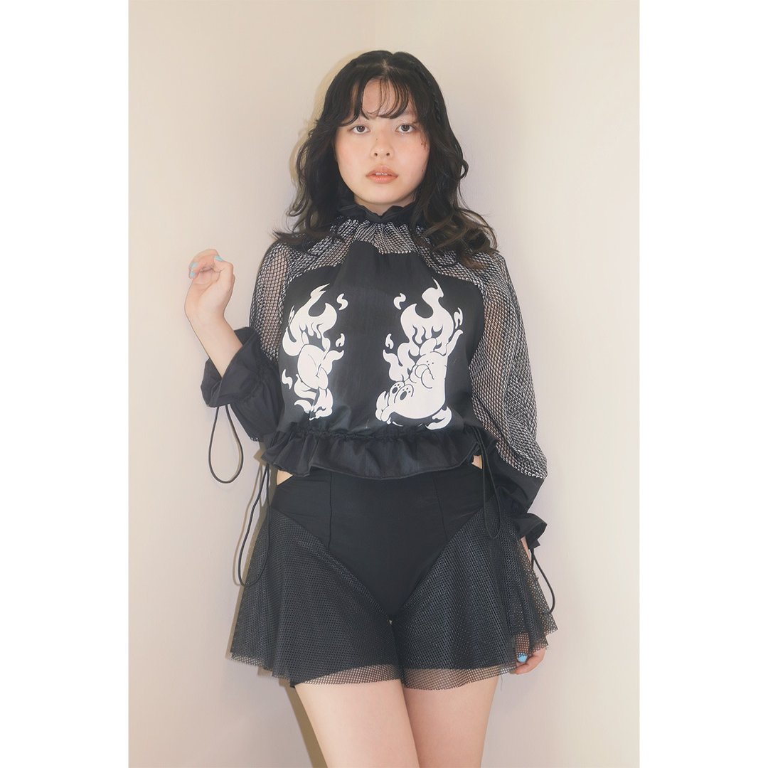 amulet pullover (black) - 女装泳衣/比基尼 - 其他人造纤维 黑色