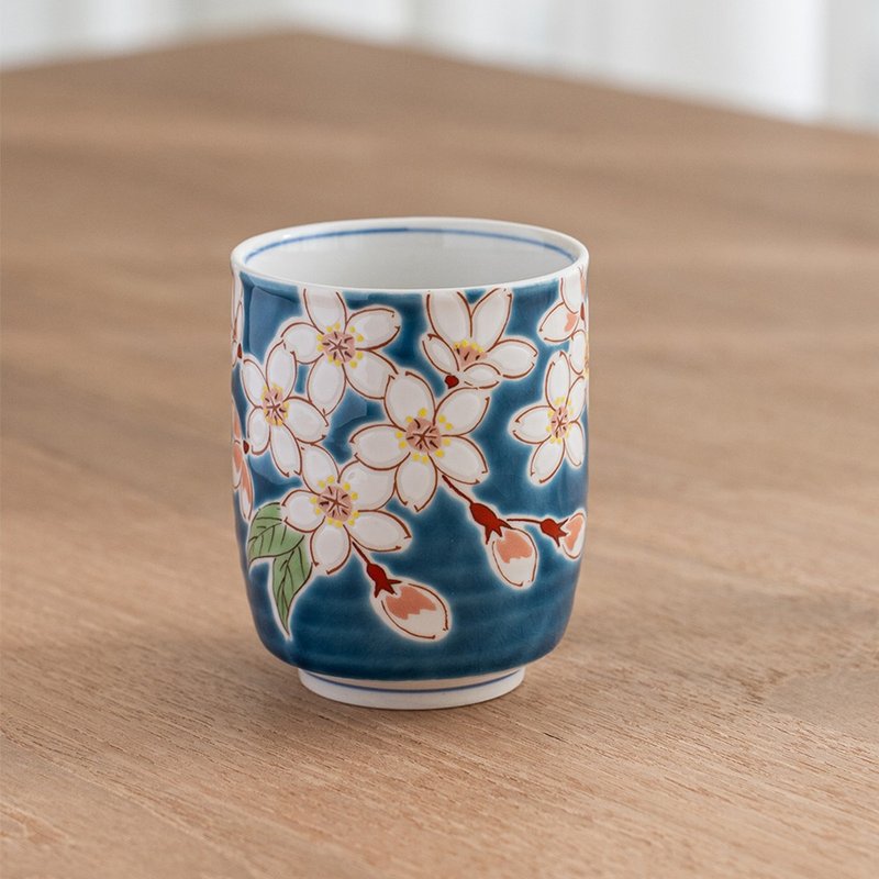 四季系列 樱花汤吞杯 /九谷青郊窑 - 茶具/茶杯 - 陶 粉红色