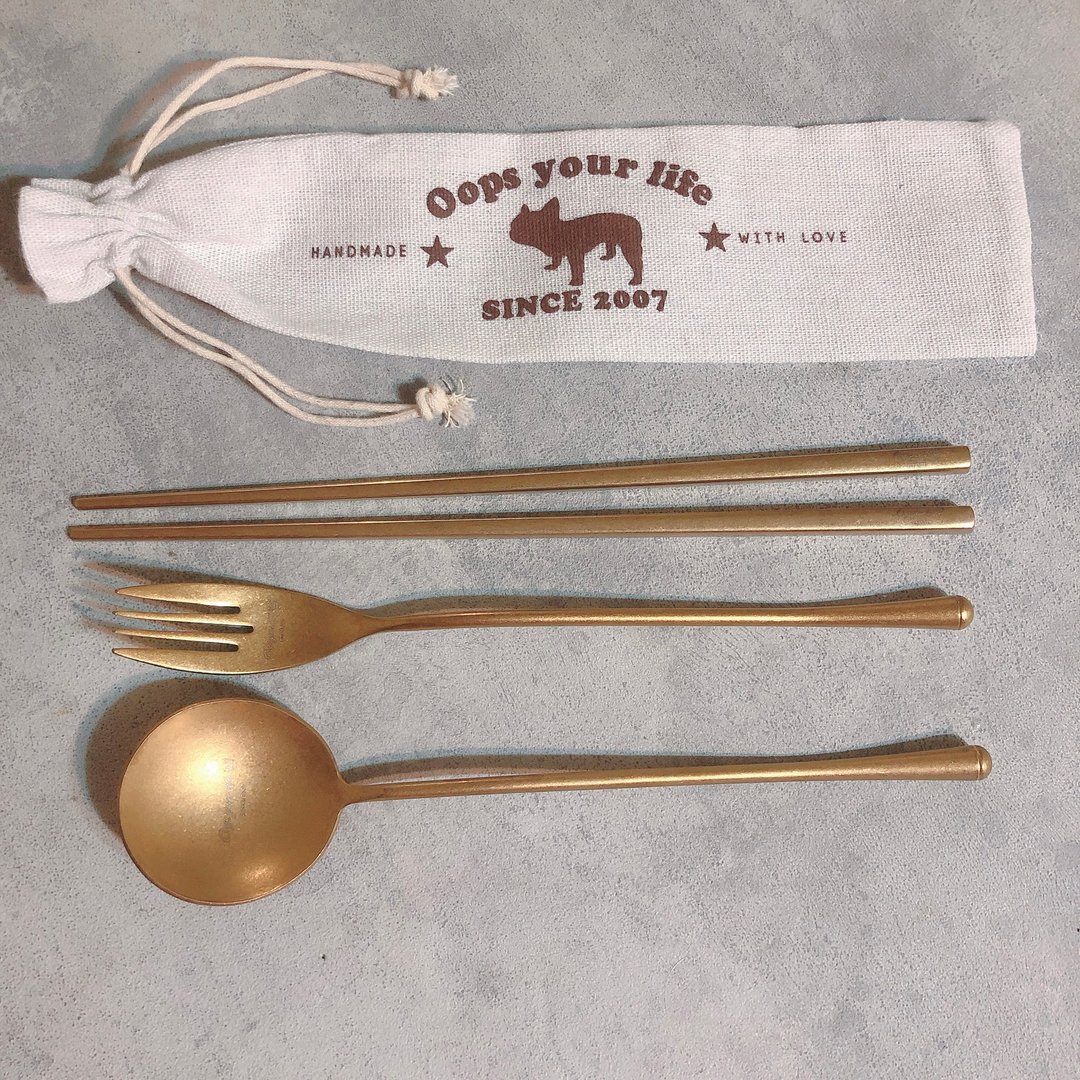 Oops 大人的餐具组2.0轻量化 - 餐刀/叉/匙组合 - 不锈钢 黑色