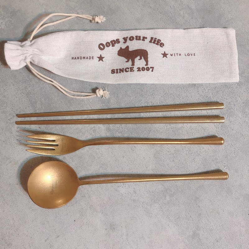 Oops 大人的餐具组2.0轻量化 - 餐刀/叉/匙组合 - 不锈钢 黑色