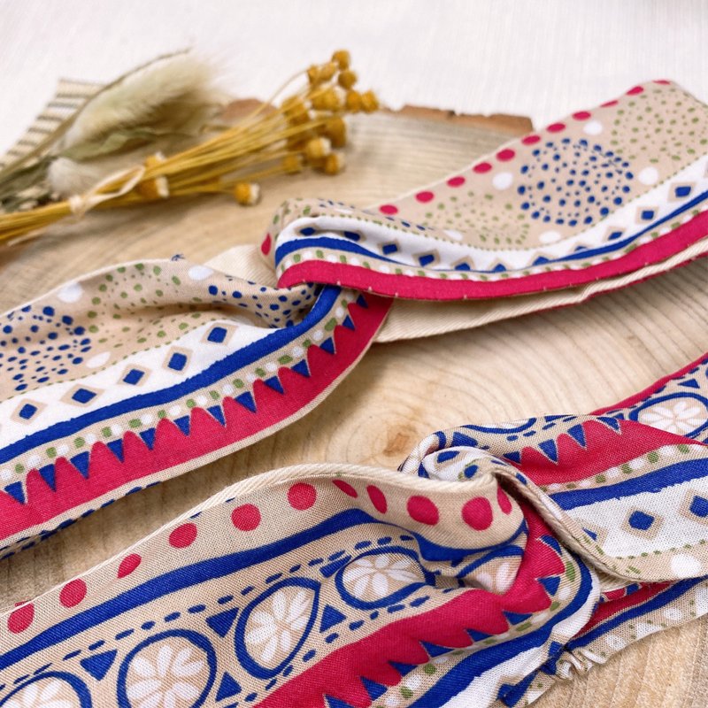 春季新品 | 大地色系棉头带 | 春季百搭配衬款 轻松百搭 手作发带 - 发带/发箍 - 棉．麻 