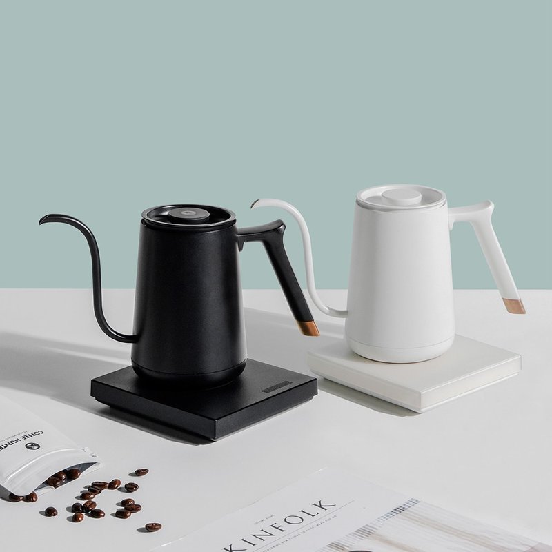 Timemore泰摩鱼Smart电子温控手冲壶-600ml/800ml-细口/鹤嘴 - 咖啡壶/周边 - 不锈钢 多色