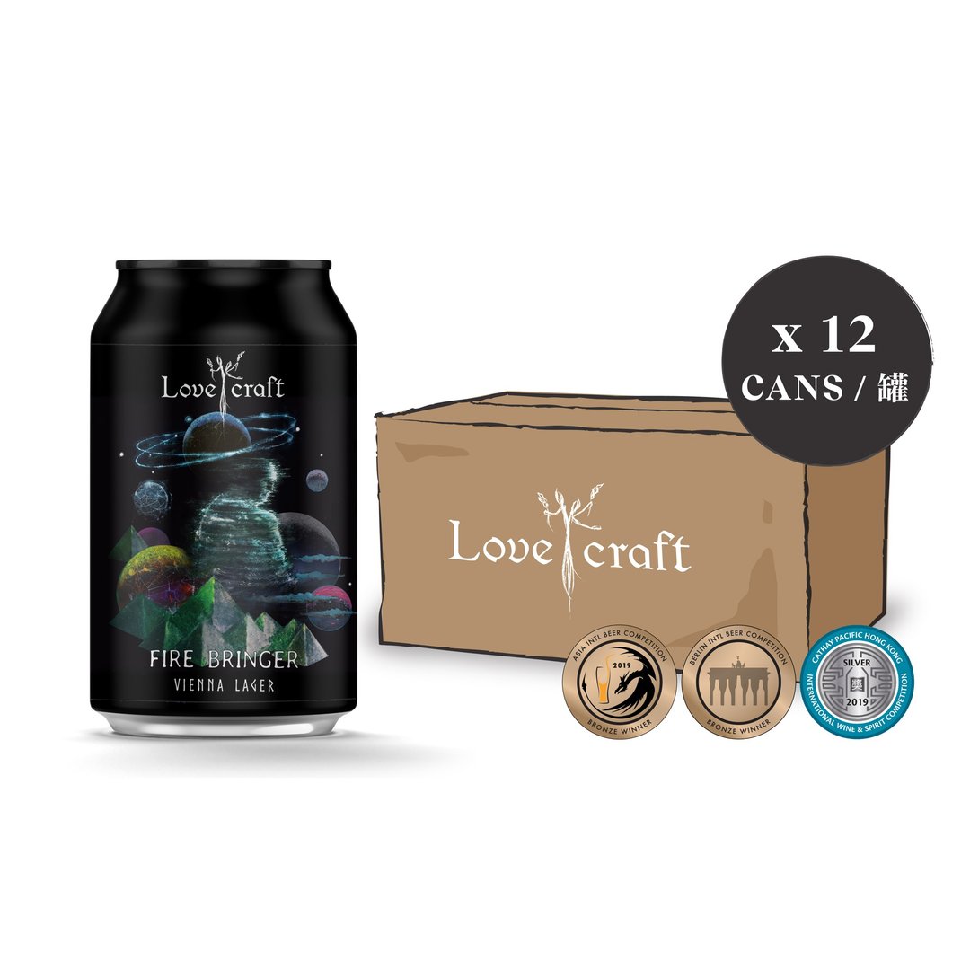H.K. Lovecraft-本土精酿啤酒-维也纳拉格啤酒 330毫升 x 12罐 - 酒类 - 新鲜食材 黑色