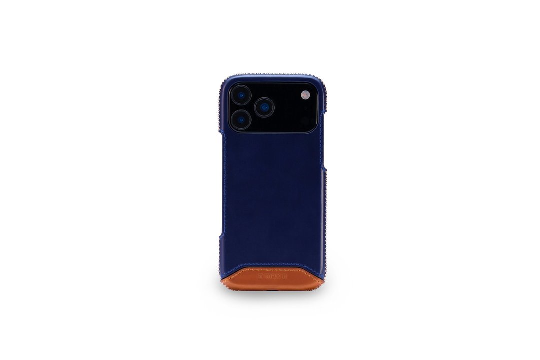 iPhone 17 Pro Max 经典系列-磁吸手机皮套-海军蓝 - 手机壳/手机套 - 真皮 蓝色