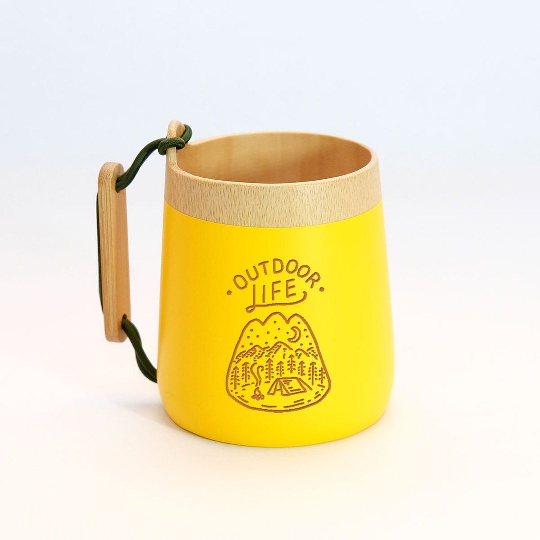 Beer Cup 元气啤酒杯(小山款) - 咖啡杯/马克杯 - 竹 卡其色