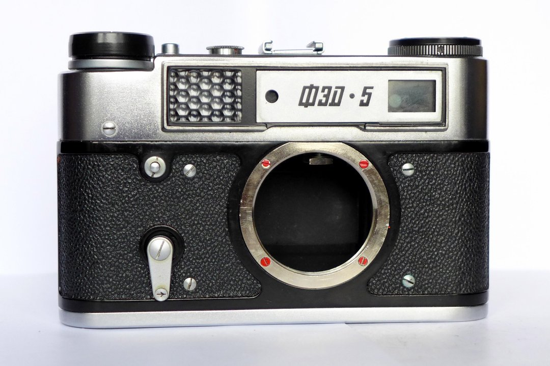 FED 5 USSR 35 mm vintage film rangefinder camera body M39 LTM mount - 相机 - 其他金属 银色