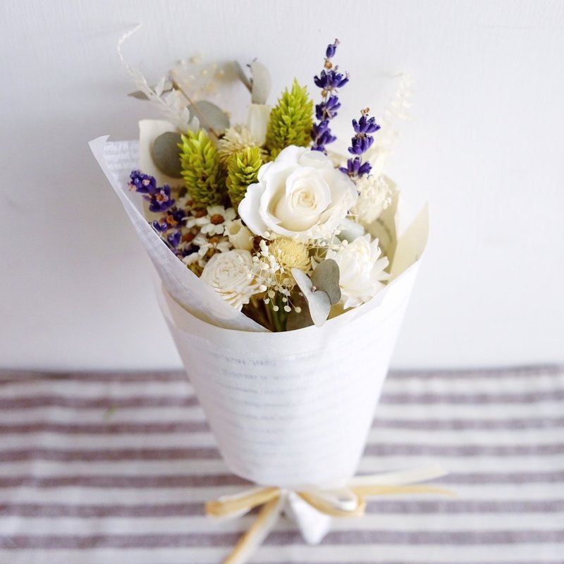 还是向往天堂 - 不凋干燥小花束 Preserved & dried flower little bouquet - 植栽/盆栽 - 植物．花 多色