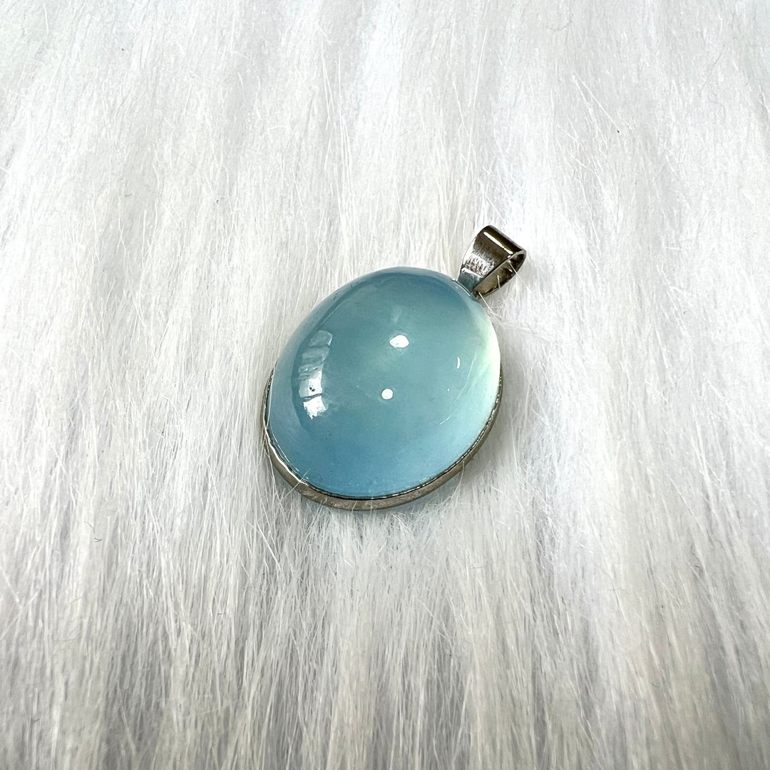 海蓝宝吊坠 | 水晶 | 吊坠 | 水晶吊坠 | 水晶饰物 - 项链 - 水晶 蓝色