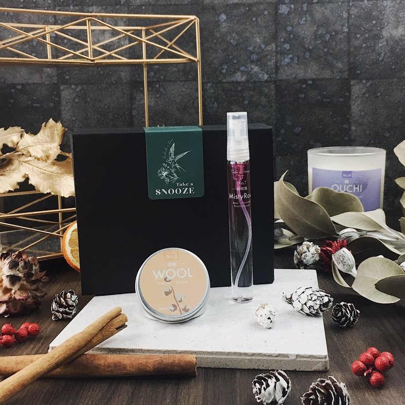 交换礼物生日礼物Take a Snooze迷你喷雾+亲肤香膏礼盒-香气任选 - 香水/香膏 - 精油 多色