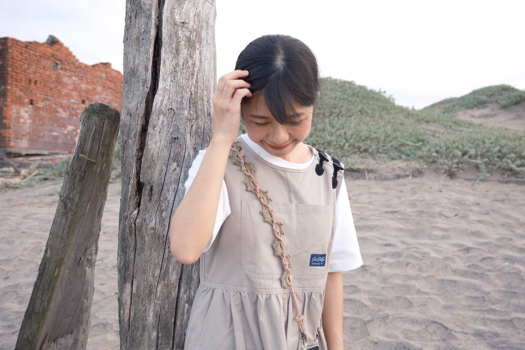 元素 手工编织 手机挂绳 橄榄绿 - 挂绳/吊绳 - 棉 绿色