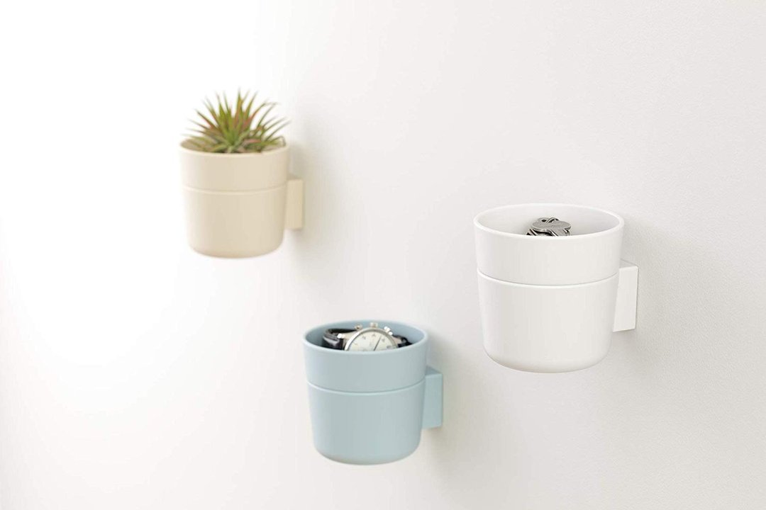 日本 Like-it 墙壁装饰双层储物收纳杯(盒) - 四色 - 收纳用品 - 塑料 
