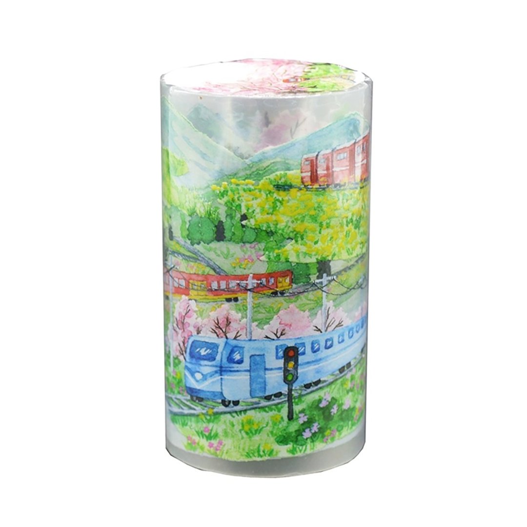 春天的火车 PET 纸胶带 - 纸胶带 - 塑料 多色