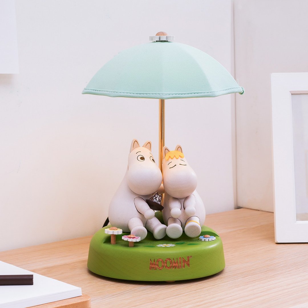 噜噜米 Moomin 木制家居灯 伞灯 LED灯 夜灯 | Wooderful life - 灯具/灯饰 - 木头 多色