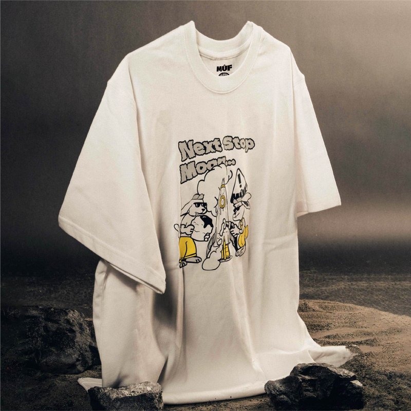 【限量】 Sweet Fuel TEE - 男装上衣/T 恤 - 棉．麻 白色