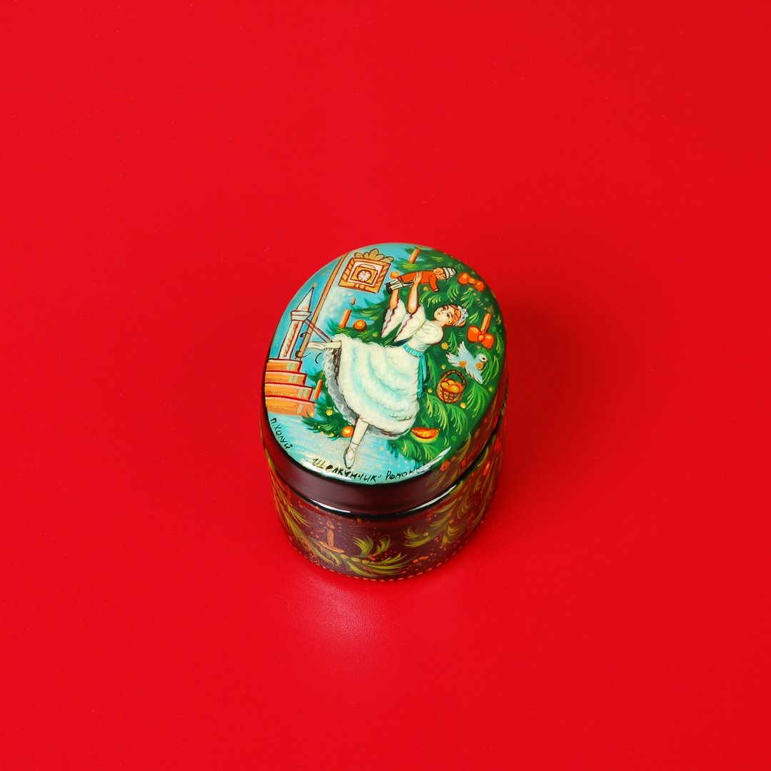 小胡桃钳漆盒芭蕾舞者手绘独特圣诞礼物 - 摆饰 - 其他材质 