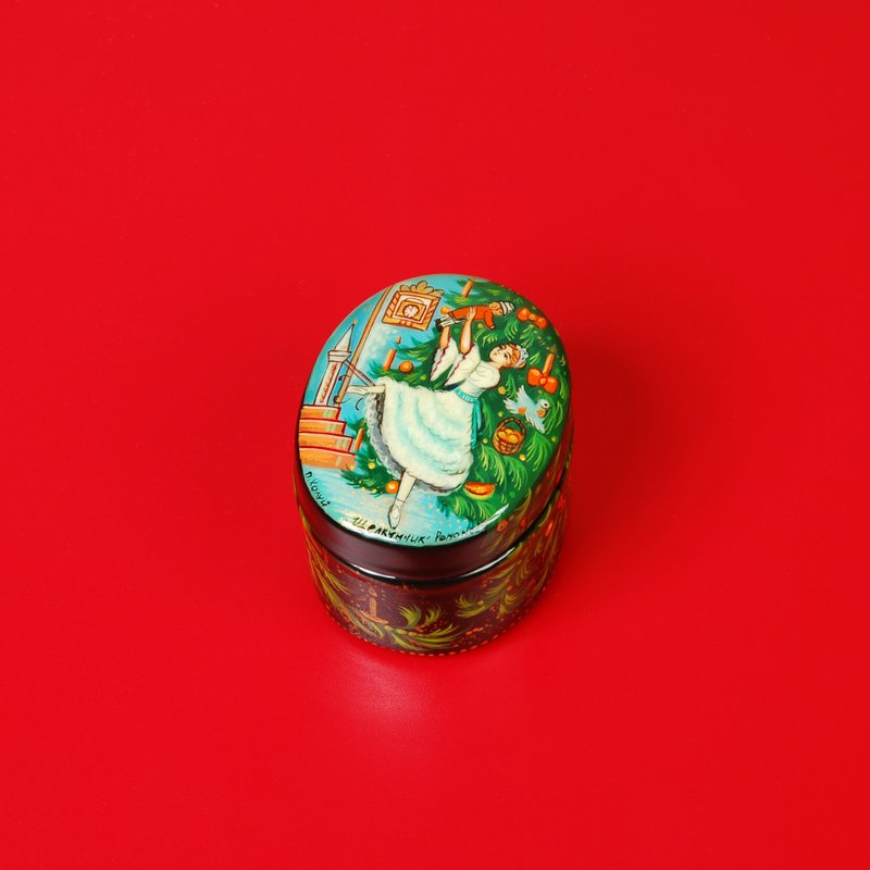小胡桃钳漆盒芭蕾舞者手绘独特圣诞礼物 - 摆饰 - 其他材质 