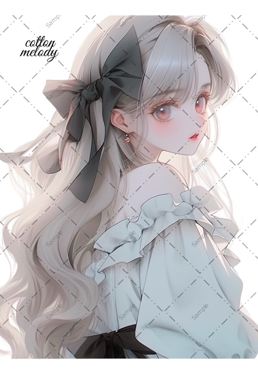 原创贴纸 no.428 人物贴纸 原创贴纸 人物贴纸 女孩贴纸 原创人物贴纸 - 贴纸 - 纸 