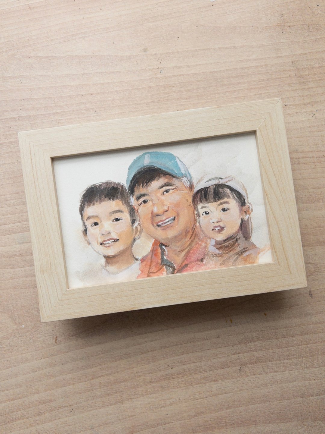 【画你的照片】率性油画风格的肖像水彩插画 定制画像 手绘原画 - 订制画像 - 纸 