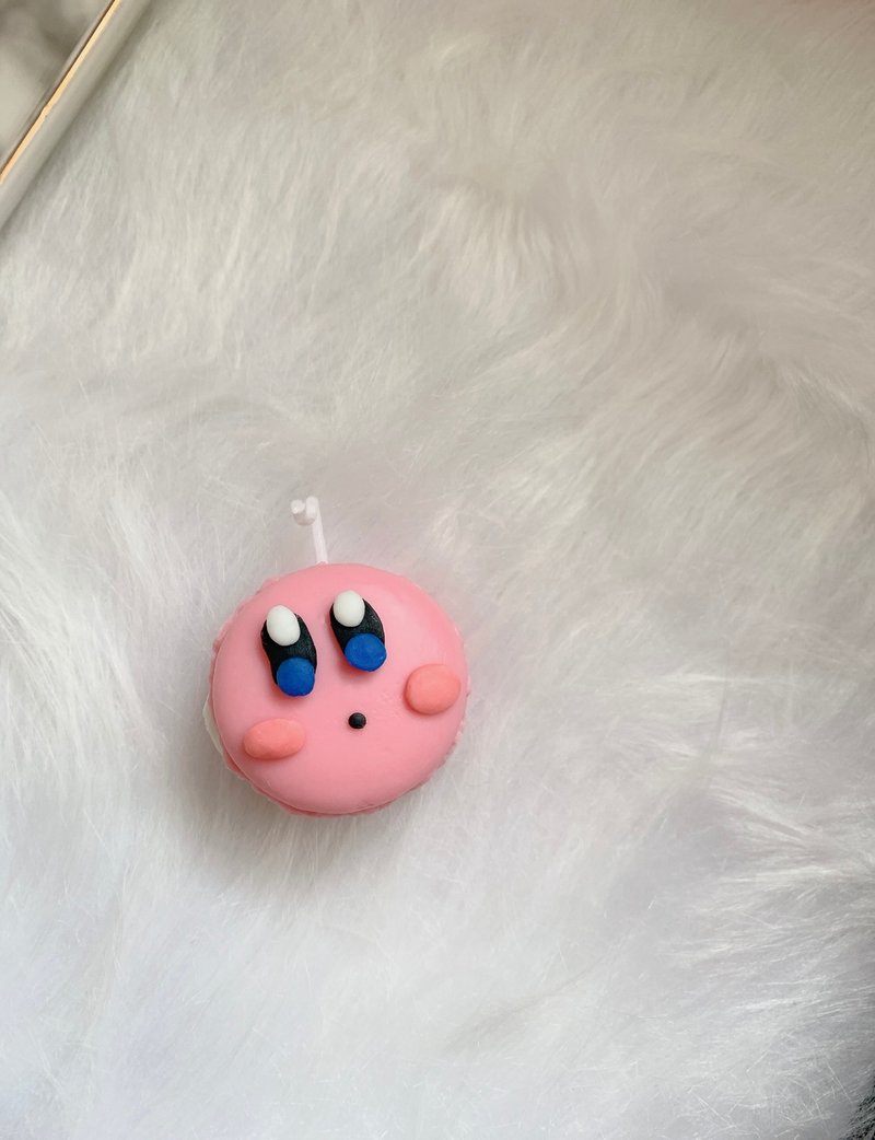 星之卡比 韩式马卡龙蜡烛 香氛蜡烛 - 蜡烛/烛台 - 蜡 粉红色