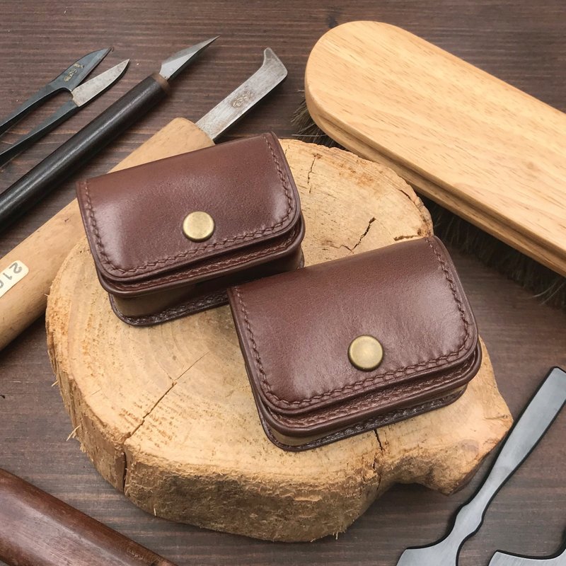 【AirPods保护套】小牛皮系列/1/2/3/4/Pro3代皮革收纳套 - 耳机收纳 - 真皮 多色