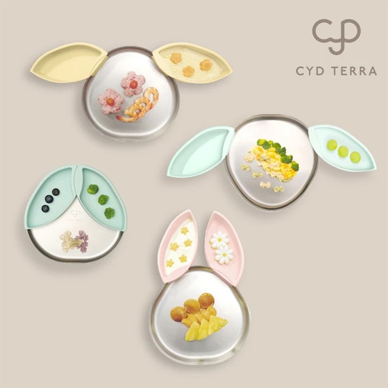 3 LITTLE BUDDY 三只小嘟成长餐盘 - 儿童餐具/餐盘 - 其他金属 