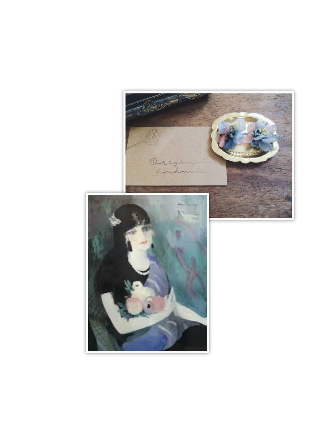 Marie Laurencin・asoblanco - 耳环/耳夹 - 植物．花 多色