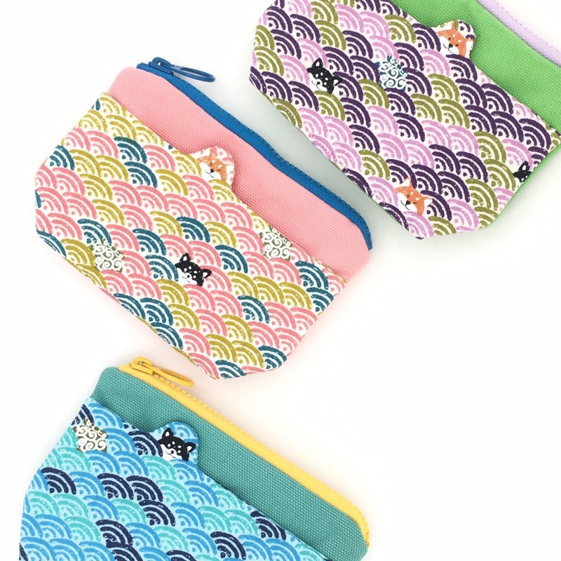 *滚滚柴来  /造型口袋零钱包 * - 零钱包 - 棉．麻 多色