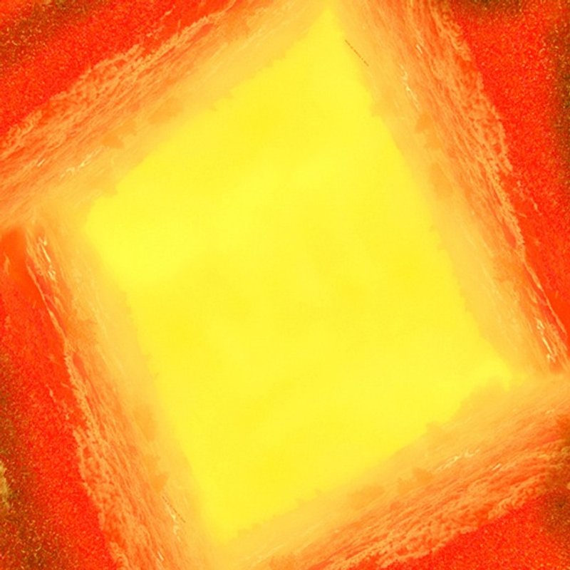 Extra Labyrinth5 橘红黄大方巾 巴黎女人的时尚气息 - 丝巾 - 丝．绢 橘色