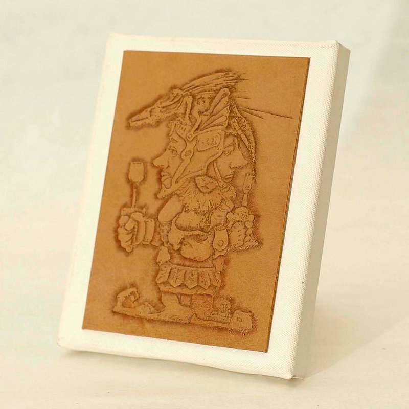 皮雕----双面精灵 - 摆饰 - 真皮 