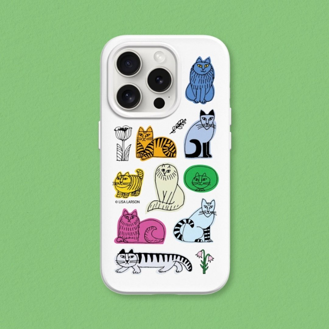 SolidSuit防摔背盖手机壳∣Lisa Larson/素描猫百科 for iPhone - 手机壳/手机套 - 塑料 多色