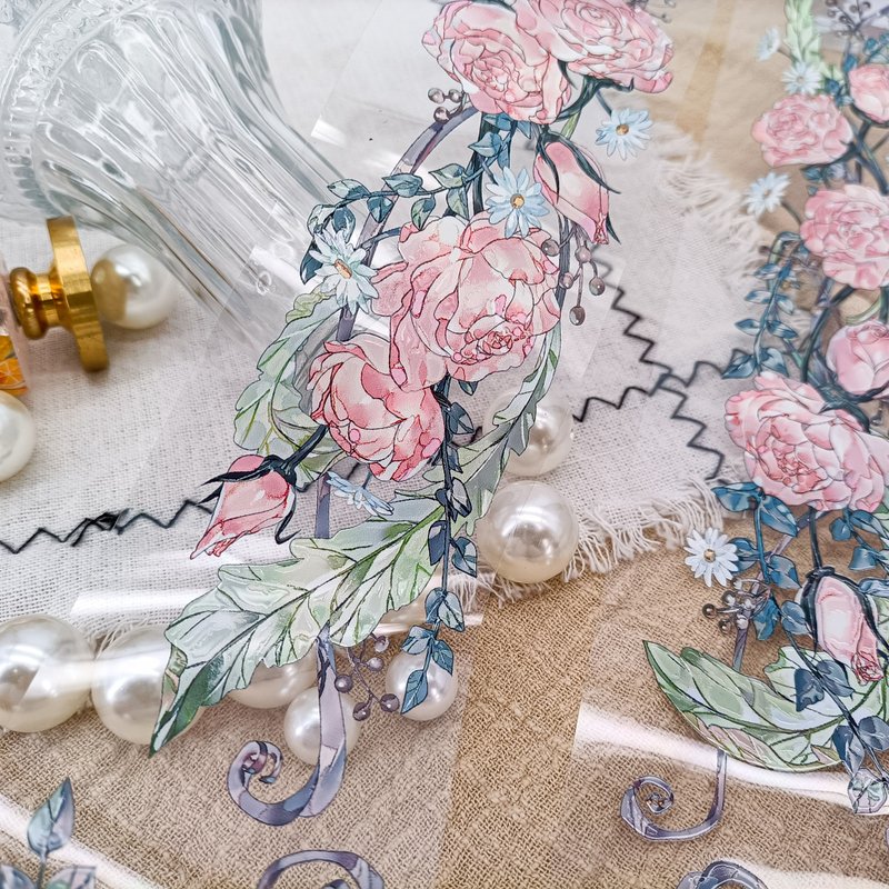 玫瑰茶PRO / 裝飾膠帶 - 纸胶带 - 塑料 多色