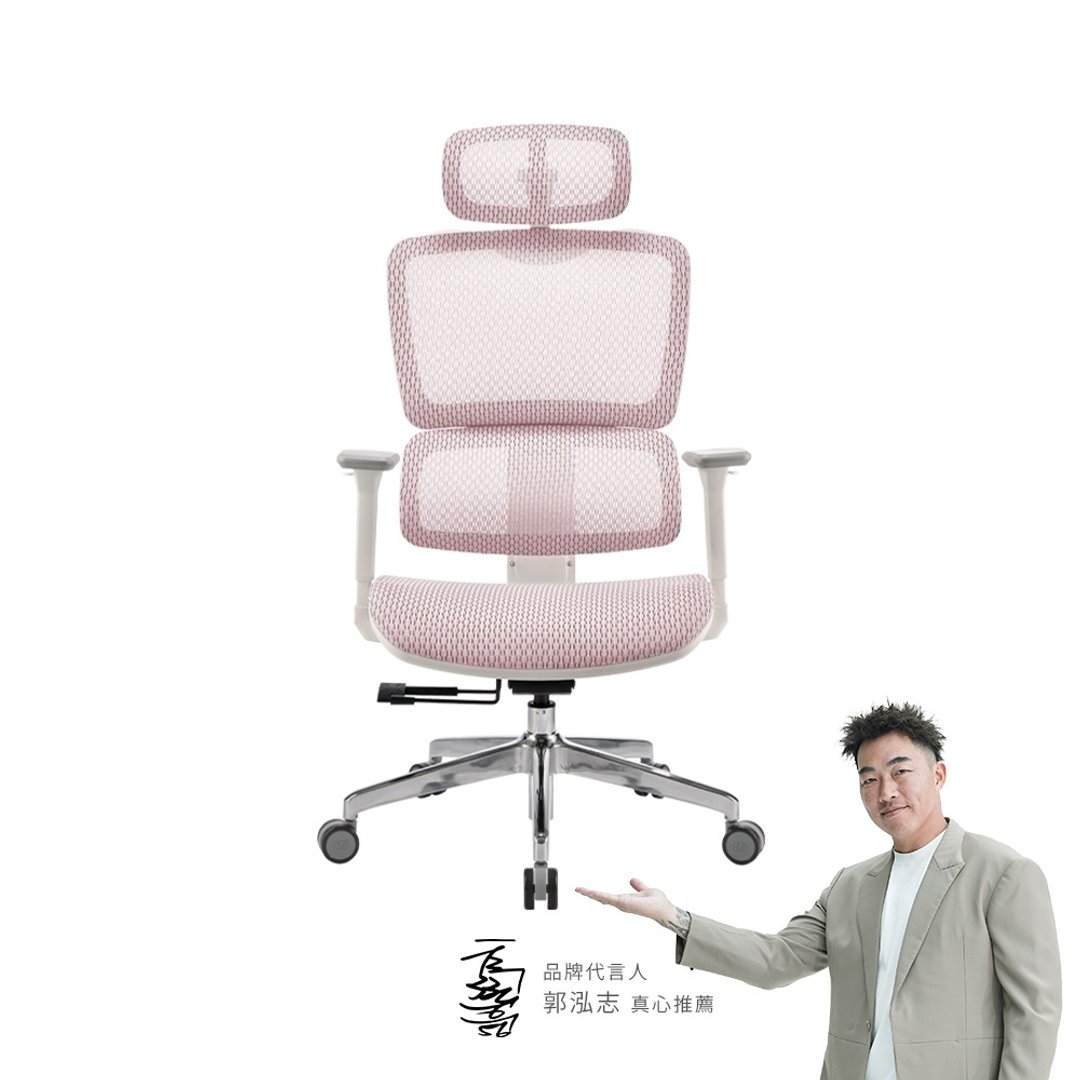 irocks T07SE 人体工学办公椅 特仕版-棉糖粉 T07 Special Editio - 其他家具 - 其他材质 