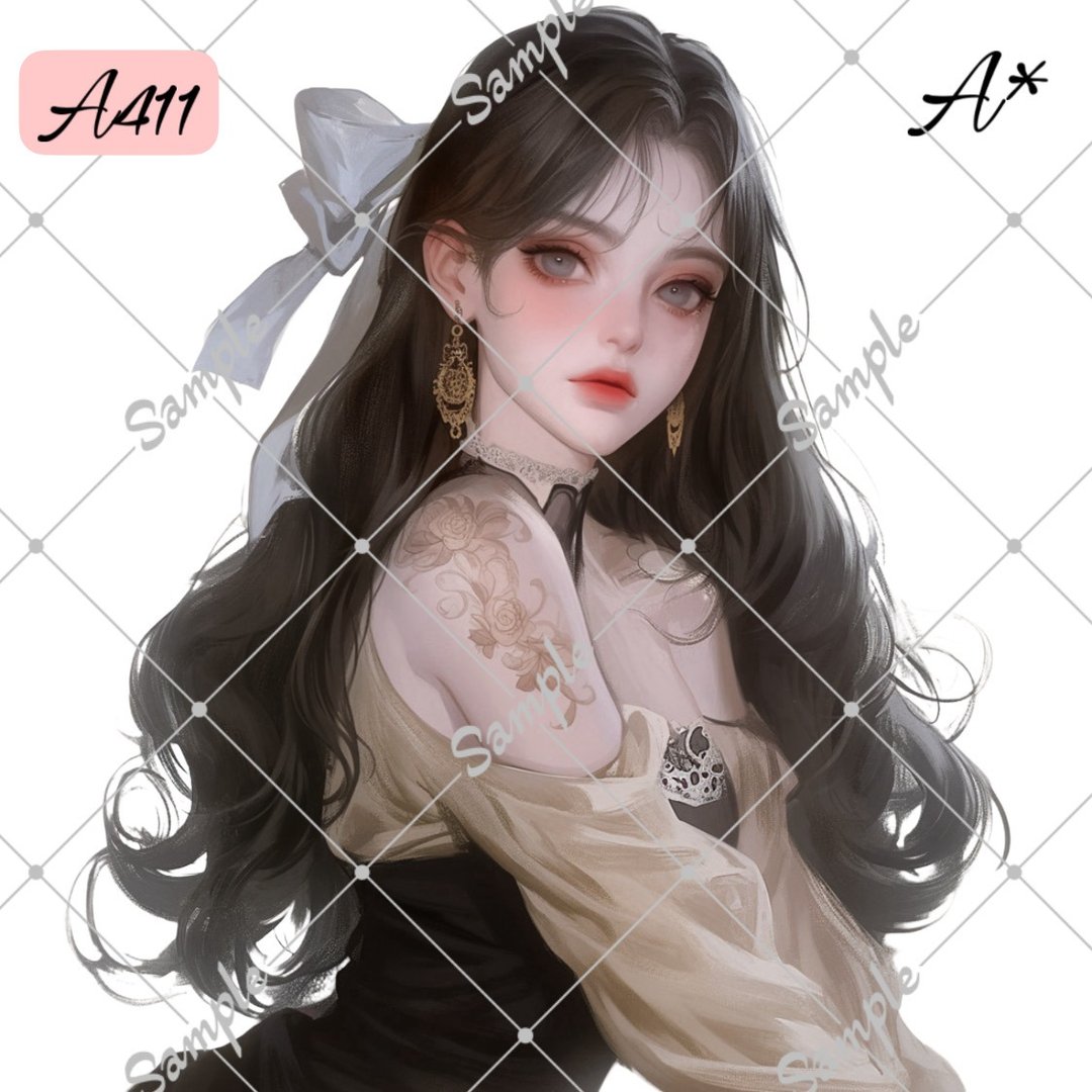 原创人物贴纸 人物贴纸 A411 3张 - 贴纸 - 纸 