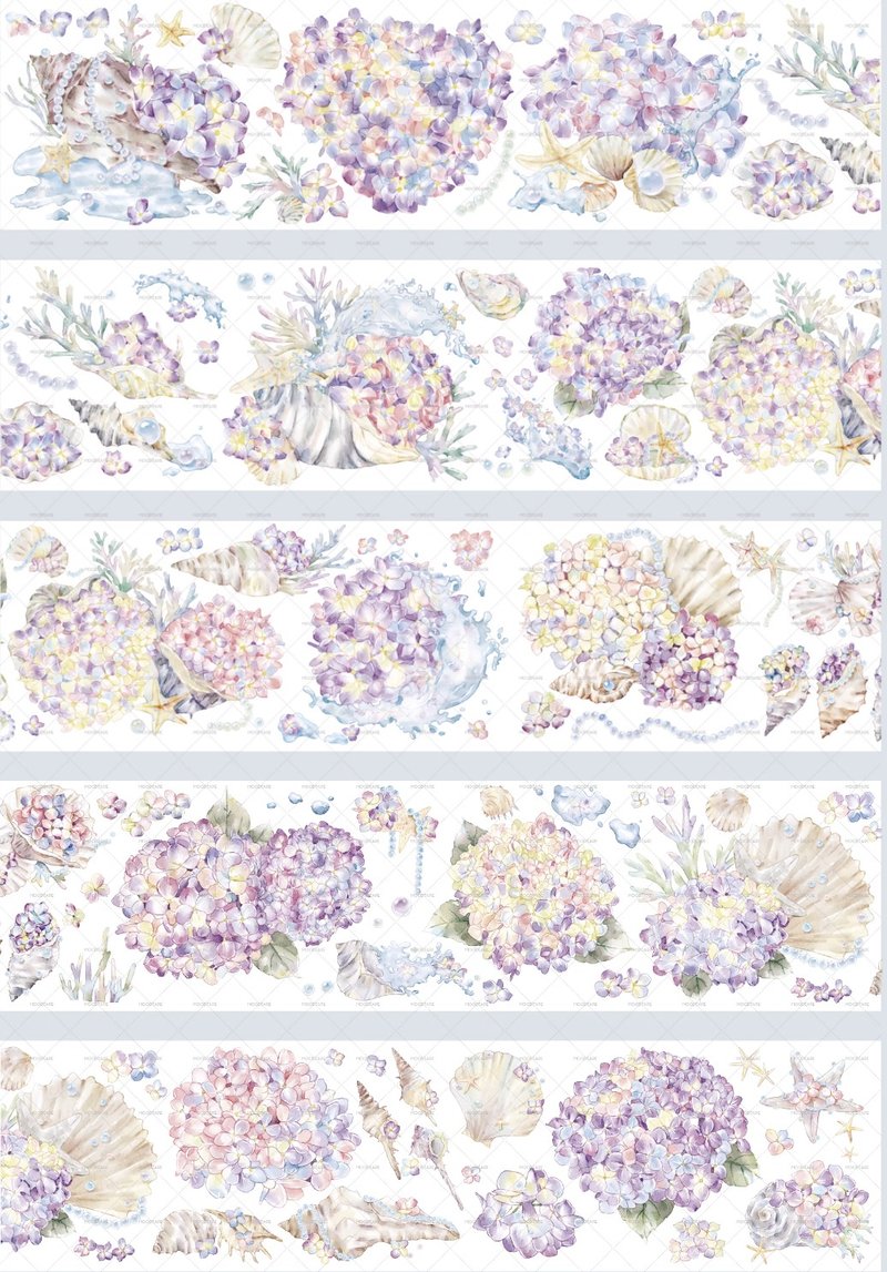 浮光绣语 PET 和紙膠帶 琉璃光  10米卷 - 纸胶带 - 其他材质 多色