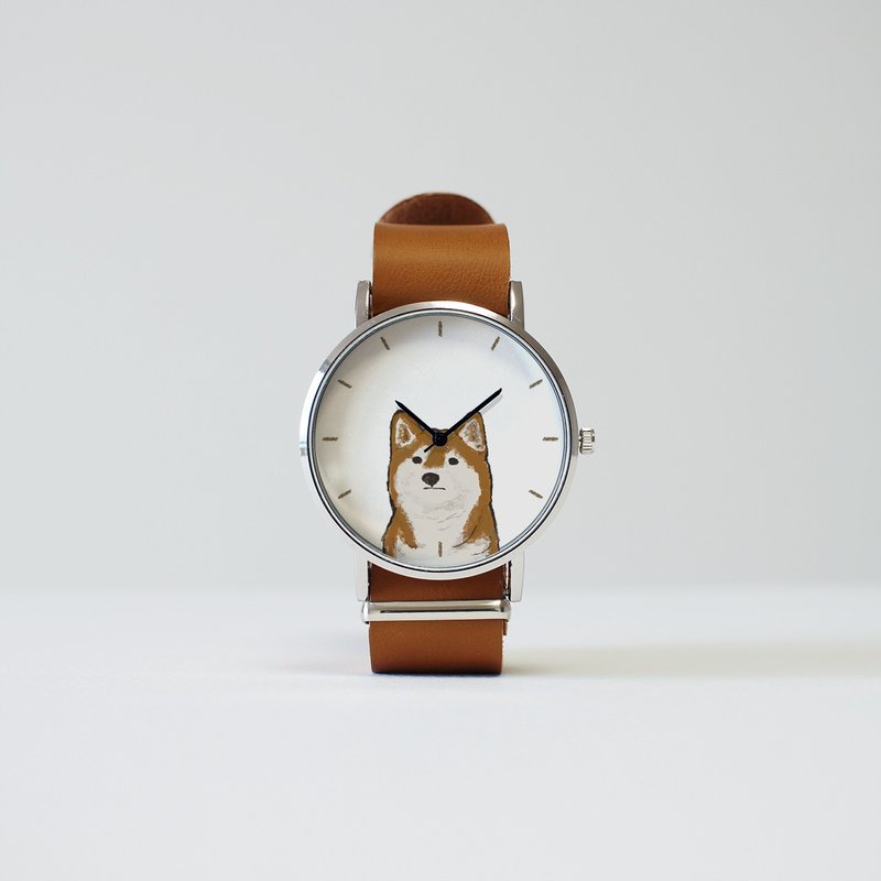 柴犬（赤）腕表 1 - 女表 - 其他金属 咖啡色