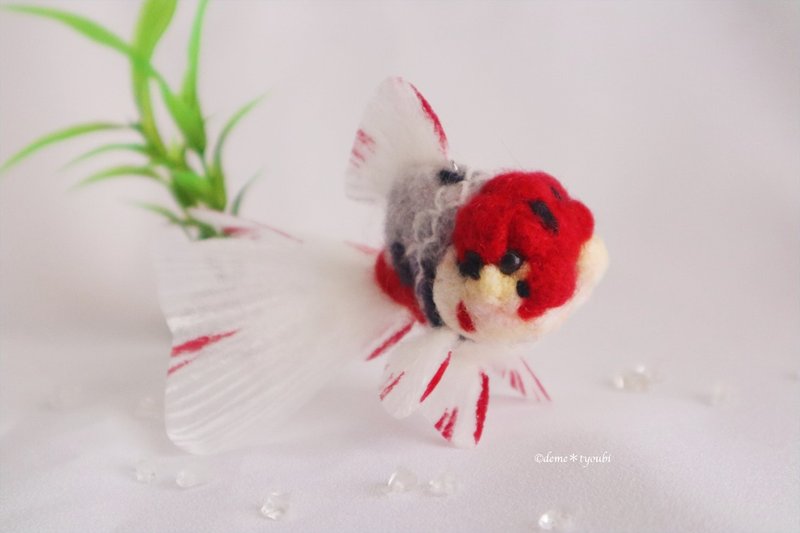 漂浮金鱼手机 S-Tohkin- - 摆饰 - 羊毛 红色