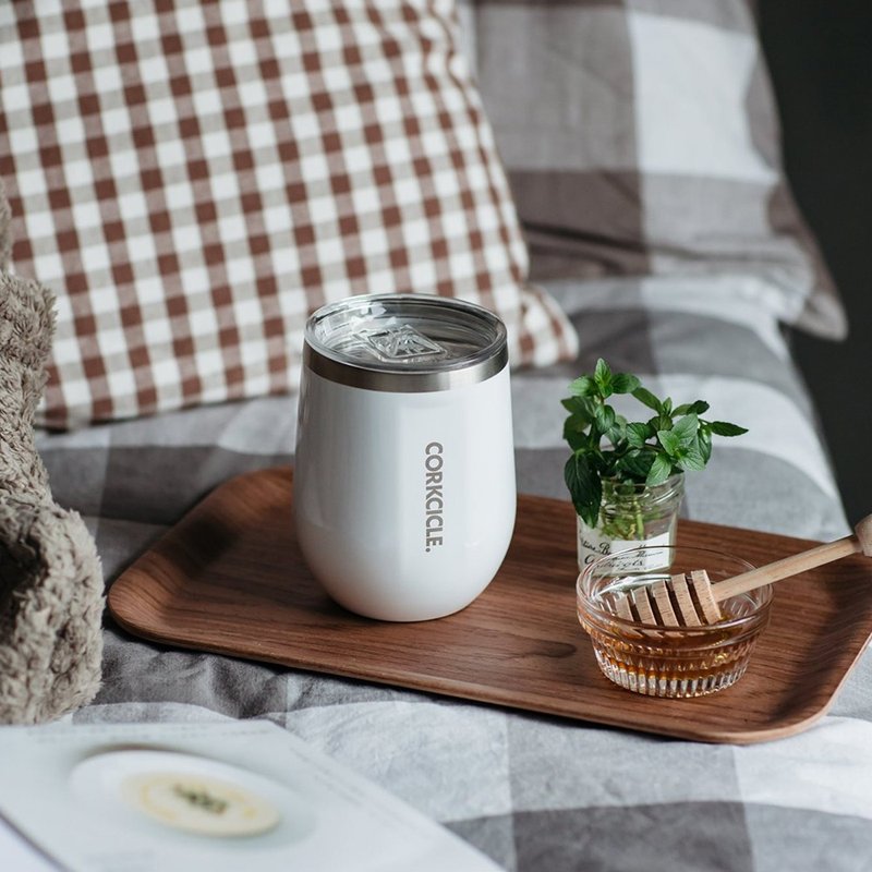 (停产)美国 CORKCICLE 三层真空啜饮杯340ml-净白 - 其他杯子 - 不锈钢 白色