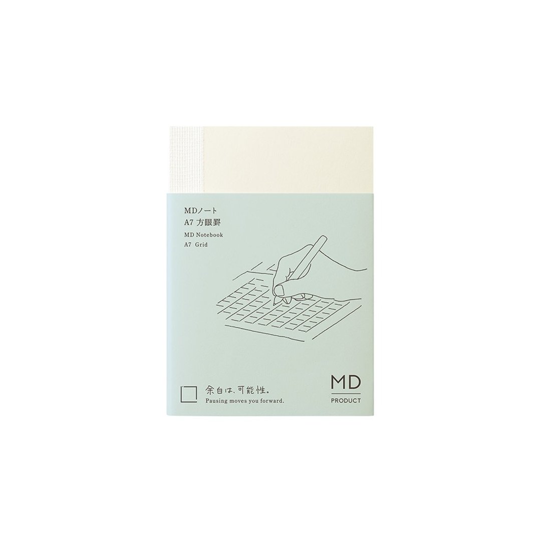 MIDORI MD Notebook - A7 方格 - 笔记本/手帐 - 纸 白色